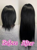 ブランシスヘアー(Bulansis Hair)&nbsp;王道黒髪ロングヘアー！100本取り付け