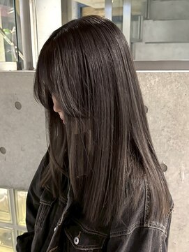 ヲタク(wotaku.) グレージュカラーオリーブベージュ透明感カラーダブルカラー暗髪