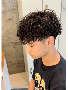 エッジ(EDGE) 大分メンズ刈り上げショートマッシュ無造作シャドウパーマ