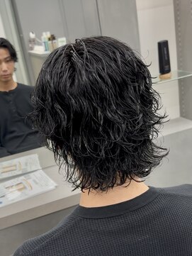 オーバルバイアピッシュ(OVARL by apish) サーフカールニュアンスサーフカールウルフロン毛ミディアム