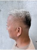 【BOSS STYLE 02】　マイナス5歳グレイシルバーフェード