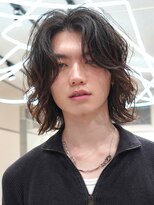 フィフス 渋谷(fifth)&nbsp;こなれ感を引き出すスパイラルパーマのメンズボブ◎