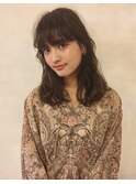 くしゃっと可愛いおしゃれセミディ・・・担当KAYO