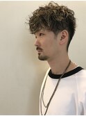 メンズ無造作パーマ