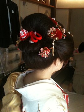 ヘアーアンドメイクボーノ(Hair & Make Buono) 結婚式　地毛結い上げ