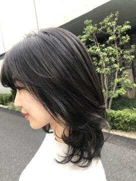 アクアオモテサンドウ(ACQUA omotesando) 大人可愛いミディアムレイアー【熊谷安史】