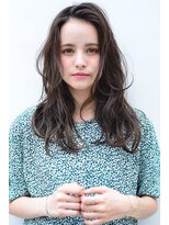 メーヴェ(Mowen) mowen×鎖骨ミディアム×ダークアッシュ×地毛風×艶髪