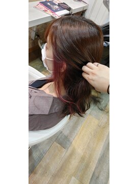 ミエル ヘア 新宿(miel hair) イヤリングカラー☆【新宿】