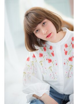 エミュー 研究学園店(emu) マロンベージュ ボブショート Aラインボブ 【emu 研究学園店】