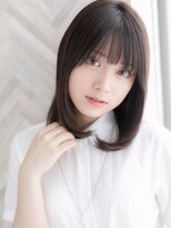 【ROMA銀座】暗髪でも透明感/髪質改善/艶髪/ストレートミディ