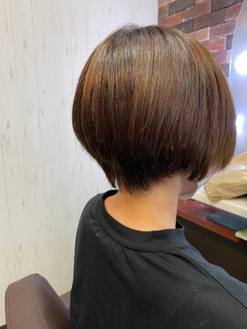 ヘアー リードレス(hair Re:dress) 重めカットで大人可愛い×くすみダークブラウンタンバルモリ