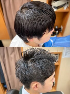 ヒロギンザ 銀座本店(HIRO GINZA) ビジネスパーマ/ツーブロック/銀座理容室/フェードカット