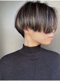 【morio池袋】綺麗でかっこいい黒髪ショート♪