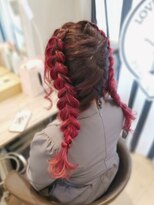 ヘアセットサロン ミント(Hair set salon MINT)&nbsp;編みおろしツインテール