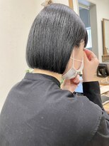 サク(Sac.)&nbsp;ネイビーブラック×ミニボブ　Sac.恵比寿　栃木優佑