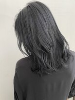 リジョイスヘア(REJOICE hair) 【REJOICE hair】ネイビーグレー　mido