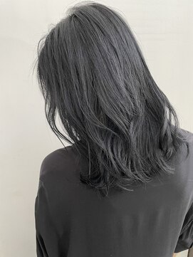 リジョイスヘア(REJOICE hair) 【REJOICE hair】ネイビーグレー mido