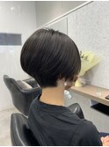20代30代40代/美シルエット/大人女性/前髪なしショート