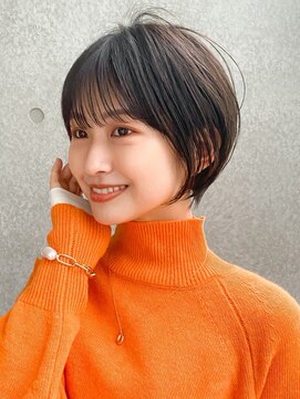 ロビー 表参道(ROBBY) 大人かわいい長めショートボブ/小顔ショート/20代30代40代