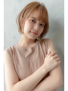 イルハバナ 渋谷(ill HAVANA) 20代30代/大人可愛い/前下がりショートボブ小顔/丸み