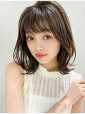大人かわいい似合わせカット/こなれミディ/美髪/くびれヘア/新宿