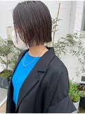 切りっぱなしボブ