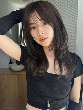 サイン 渋谷(SIGN) レイヤーカットイヤリングカラーインナーカラーケアブリーチ