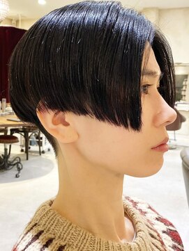 カムジーヘッド(COMEGHEAD) 大人マッシュショート丸みショート黒髪ショートベリーショート