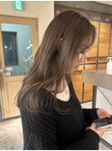 【keen×田中】ハイライトで透け感 オリーブグレージュ