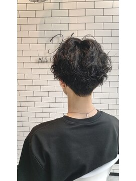 オールデイハローズ 京都駅前店(ALL DAY HELLO`S) 20代イケメンビジネスニュアンスパーマ【京都駅】