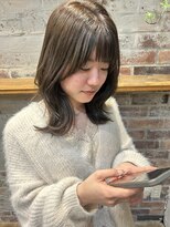 ゴーシェン 津田沼本店(Goshen)&nbsp;オリーブベージュ×くびれミディアム