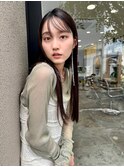 前髪あるロング