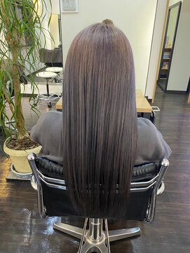 美容室 フォーリア Foglia 【Foglia坪来】ブリーチカラー　スモーキーグレージュ