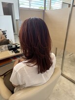 アドラーブル 長岡リバーサイド千秋店(adorable) ウルフレイヤー×透明感×アプリコットオレンジ