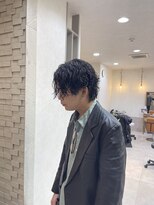 ソーエン バイ ヘッドライト 九大学研都市店(soen by HEADLIGHT)&nbsp;波巻きスパイラルパーマ、ダークアッシュ