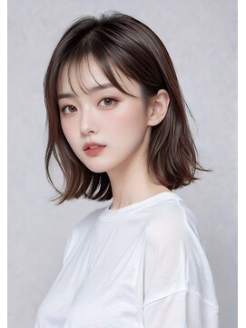 ジプソ 池袋西口(Gypso) 外ハネ　パッツンボブ　2 池袋美容室　Gypso