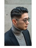 フェード メンズカット パートカット スリックバック リクルート