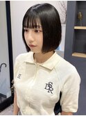 花田/20代30代ナチュラルボブショートボブ小顔カット下北沢前髪