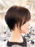 ショート/ショートボブ/丸みショートボブ/丸みショート/大宮