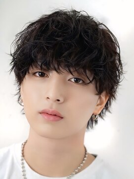 オーシャントーキョーウエスト 心斎橋 (OCEAN TOKYO WEST) ラウンドマッシュウルフシャドウパーマシースルーマッシュ