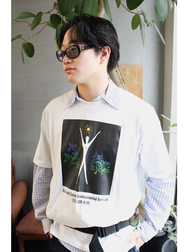 ニール シトロン 名古屋 伏見 丸の内(NEELU citron) フェザーショートシャドウパーマメンズカット