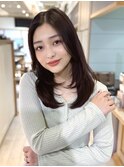 チェリーブラウン×髪質改善[髪質改善/縮毛矯正/韓国]