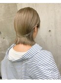 ベージュカラー透明感カラーハイトーン