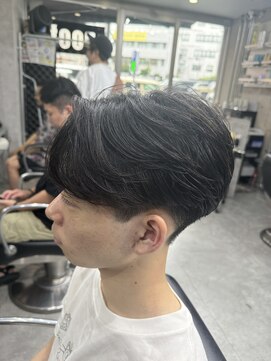 ルートバイドット 町田店(root by dot.) 刈り上げショートセンターパート