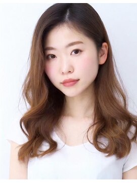 大人綺麗めゆるカールミディ20代30代40代