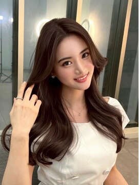 ノク(nok) 韓国くびれ_大人ガーリーダークアッシュ似合わせカット