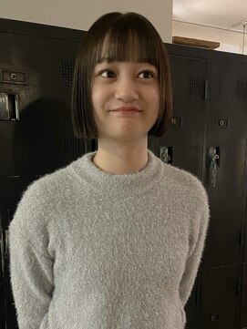 ヘアーアイストゥーレ(HAIR ICI TRE) ぷつっとボブ切りっぱなしボブミニボブワンレンボブ担当マエダ