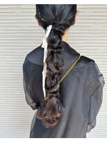 ロンドブルーム 天神大名店(Lond Bloom)&nbsp;暗めカラー/ブリーチなしカラー/ヘアアレンジ/福岡/天神/20代