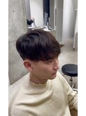 刈り上げマッシュツーブロック大人ヘアつ短髪簡単セット韓国韓流