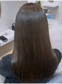 津市ロングレイヤーカットハッシュカット透明感カラー重めロング